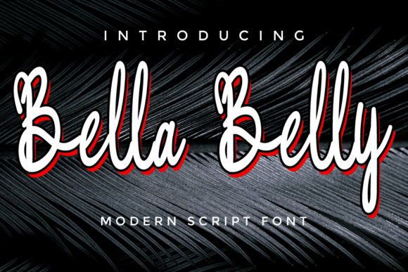 Bella Belly: A Flowing and Festive Handwritten Font for Creative Projects