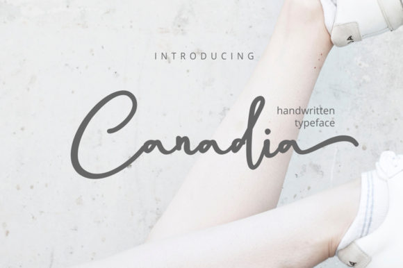 Canadia: A Cursive Font That Adds Romantic Elegance to Your Designs