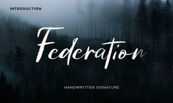 Federation: A Versatile Handwritten Font for Modern Design Applications