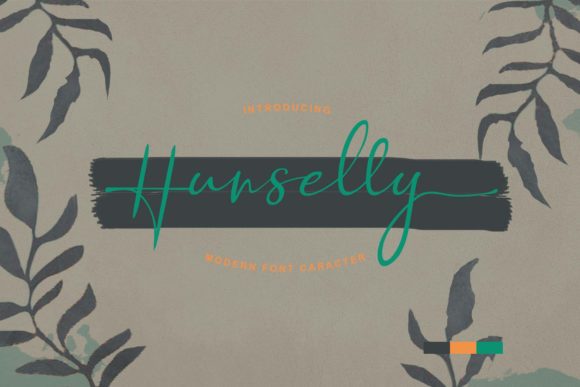 Hunselly: The Elegant Script Font for Creative Design