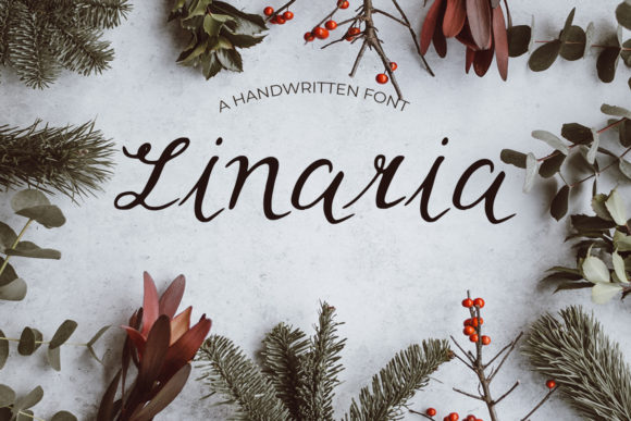 Linaria: A Handwritten Font for Elegant and Versatile Design
