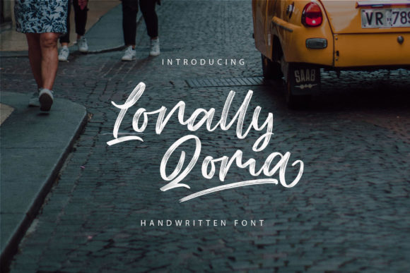 Lonally Qoma: A Beautiful Handwritten Font for Personalized Design Projects