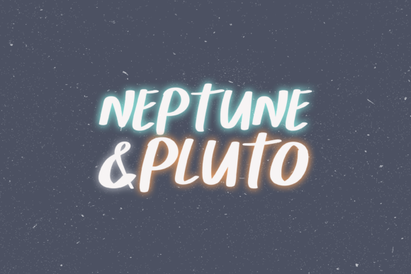 Neptune Pluto Font: A Charming Handwritten Style