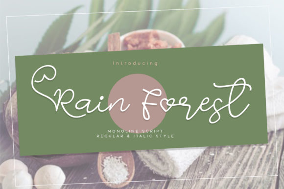Rain Forest: A Versatile Script Font for Creative Projects