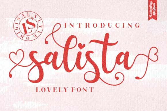 Salista: A Sweet and Delicate Handwritten Font for Creative Projects