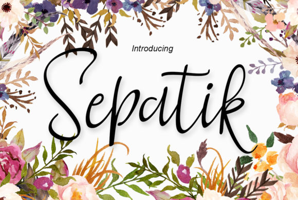 Sepatik: A Glamorous Script Font for Elegant Design