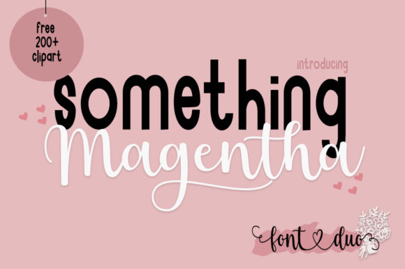 Something Magentha: A Versatile Font for Creative and Professional Design
