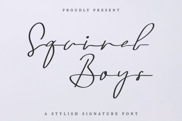 Squirel Boys: A Minimal Handwritten Font for Modern Creativity