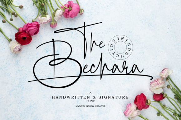 The Bechara Font for Personalized Projects