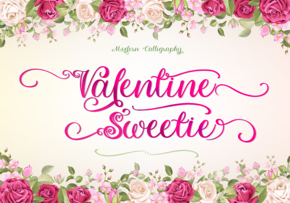Valentine Sweetie: A Font for Romantic and Creative Expression